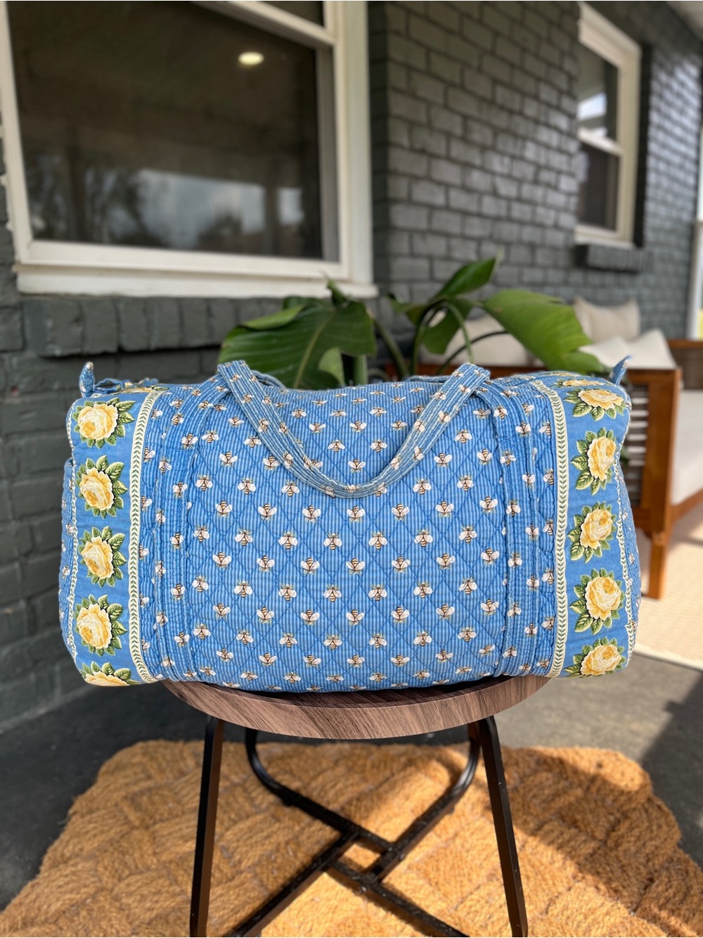 Vera Bradley Bees Large Duffel Bag